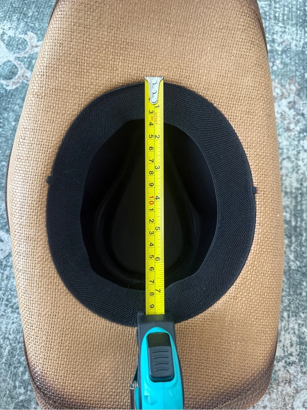 Brown Western Cowboy Hat Longhorn Bull Skull Unisex